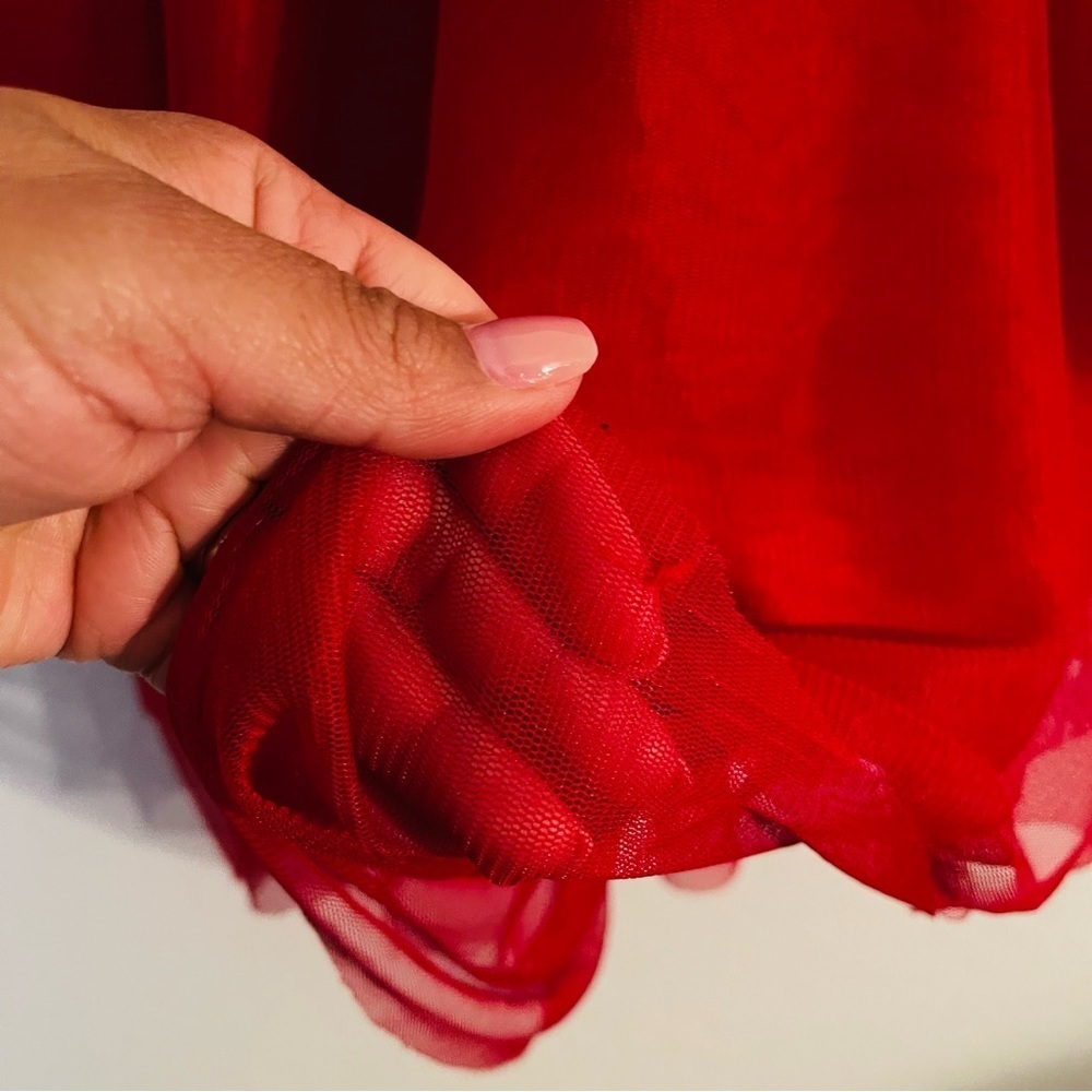 Cat & Jack Red Formal Kids Dress - Picture 6 of 6